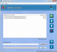 Aplus Merge WAV Files screenshot